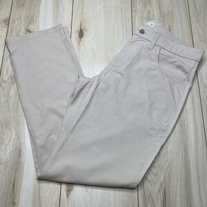 TASC Pants Performance Tailored Fit Chino Pants Beige Men Size 34x30
